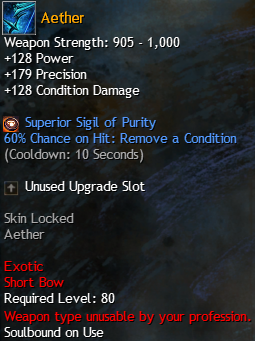 MMOJUGG Guild Wars 2 US Aether Details View of Item Function and Use