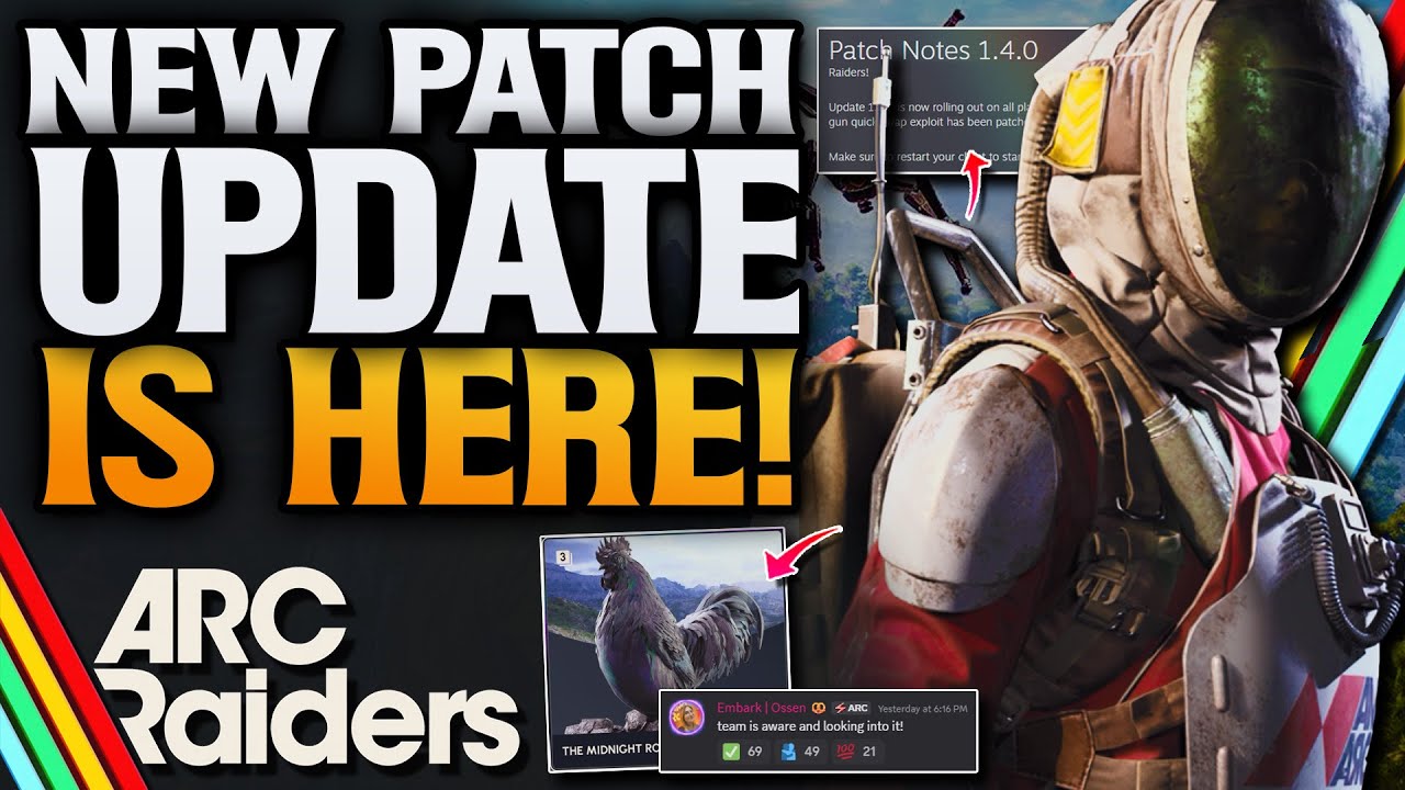 ARC Raiders 1.4.0 Patch Notes: New Event, Bug Fixes & Exploit Fixes