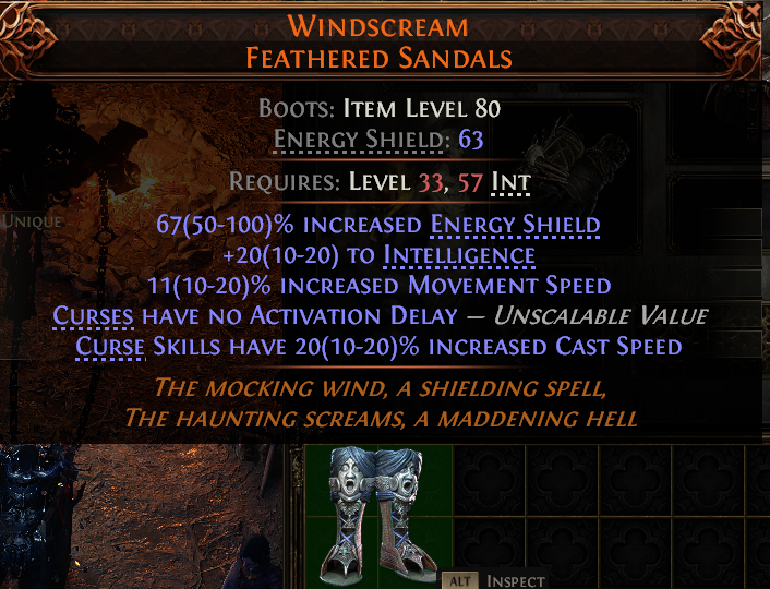 Path of Exile 2 WINDSCREAM FEATHERED SANDALS#942124 Details MMOJUGG Path of Exile 2 WINDSCREAM FEATHERED SANDALS#942124 Details View of Item Function and Use