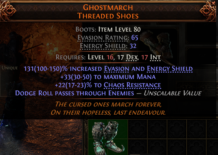 Path of Exile 2 GHOSTMARCH THREADED SHOES#942132 Details MMOJUGG Path of Exile 2 GHOSTMARCH THREADED SHOES#942132 Details View of Item Function and Use