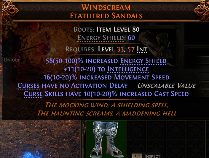 MMOJUGG Path of Exile 2 WINDSCREAM FEATHERED SANDALS#942227 Funktion und Verwendung des Gegenstände