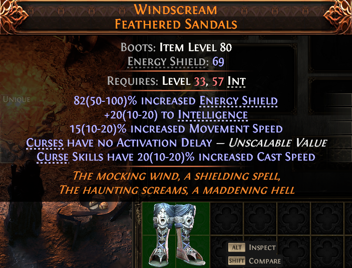 Path of Exile 2 WINDSCREAM FEATHERED SANDALS#946776 Details MMOJUGG Path of Exile 2 WINDSCREAM FEATHERED SANDALS#946776 Details View of Item Function and Use