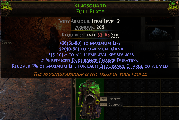 Path of Exile 2 KINGSGUARD FULL PLATE#947021 Details MMOJUGG Path of Exile 2 KINGSGUARD FULL PLATE#947021 Details View of Item Function and Use