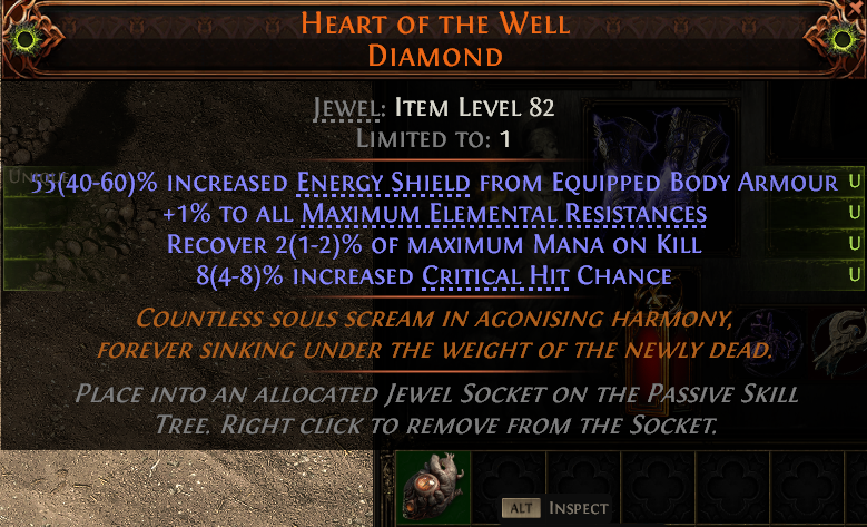 MMOJUGG Path of Exile 2 HEART OF THE WELL DIAMOND#1144994 Details View of Item Function and Use