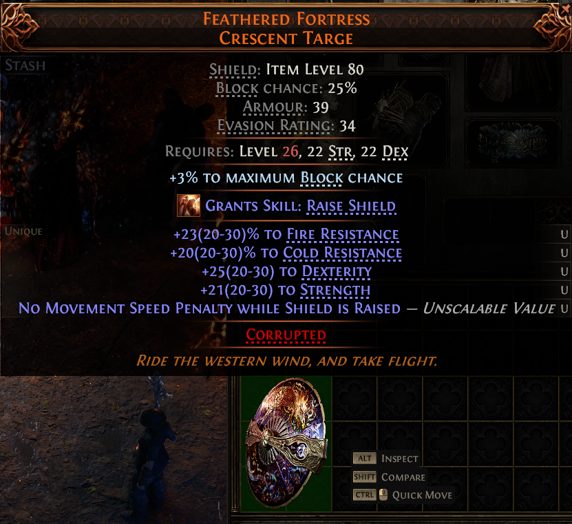 MMOJUGG Path of Exile 2 FEATHERED FORTRESS CRESCENT TARGE#1145943 Details View of Item Function and Use
