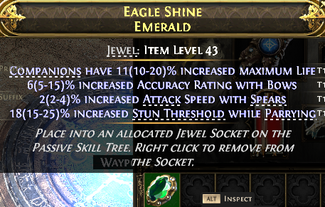 MMOJUGG Path of Exile 2 EAGLE SHINE EMERALD#1146915 Buying Page Display