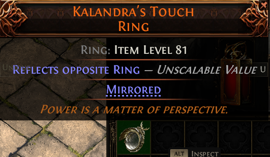 MMOJUGG Path of Exile 2 KALANDRA'S TOUCH RING#1147985 Details View of Item Function and Use