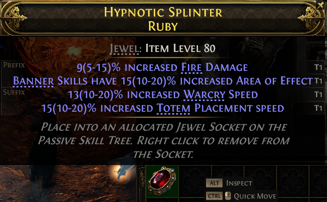 MMOJUGG Path of Exile 2 HYPNOTIC SPLINTER RUBY#1149085 Details View of Item Function and Use