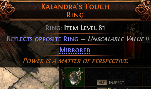 MMOJUGG Path of Exile 2 KALANDRA'S TOUCH RING#1149641 Details View of Item Function and Use