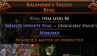 MMOJUGG Path of Exile 2 KALANDRA'S TOUCH RING#1149751 Details View of Item Function and Use