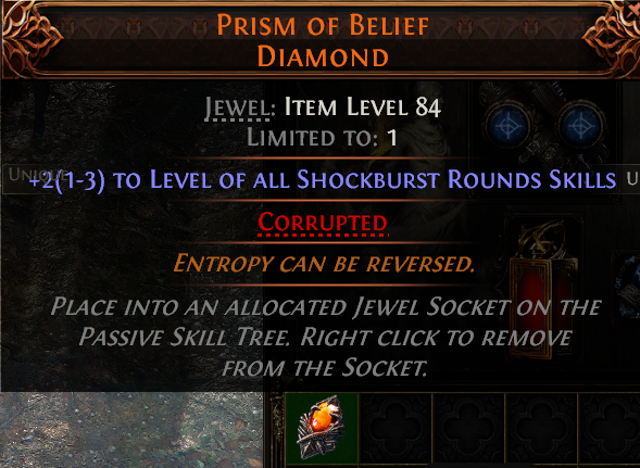 MMOJUGG Path of Exile 2 PRISM OF BELIEF DIAMOND#1151275 Details View of Item Function and Use