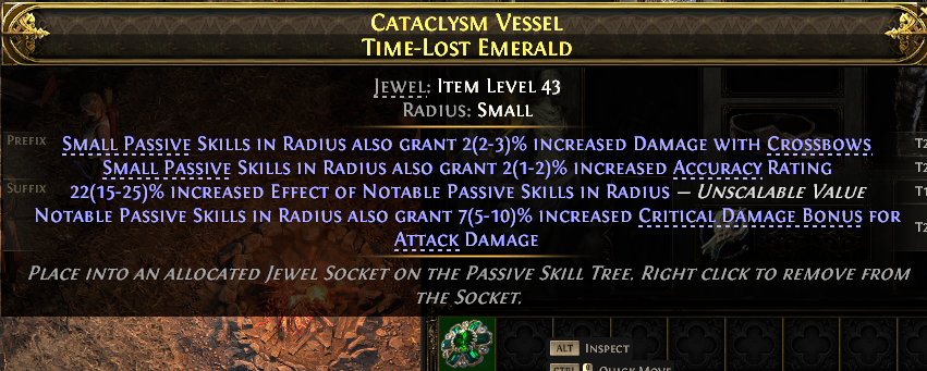 MMOJUGG Path of Exile 2 CATACLYSM VESSEL TIME-LOST EMERALD#1152061 Details View of Item Function and Use