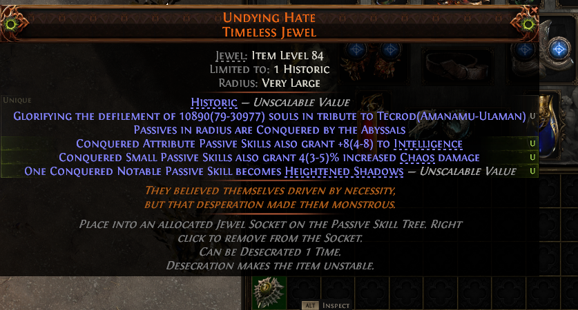 MMOJUGG Path of Exile 2 UNDYING HATE TIMELESS JEWEL#1153190 Buying Page Display