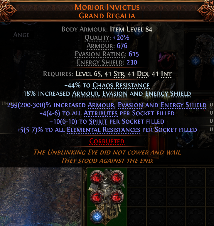 MMOJUGG Path of Exile 2 MORIOR INVICTUS GRAND REGALIA#1153237 Details View of Item Function and Use