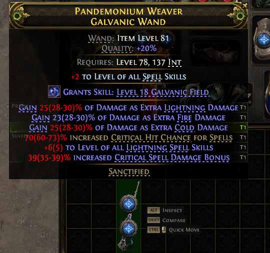 MMOJUGG Path of Exile 2 PANDEMONIUM WEAVER GALVANIC WAND#1153270 Buying Page Display
