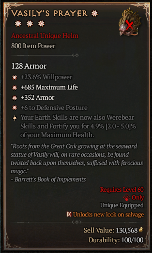 MMOJUGG Diablo 4 VASILY'S PRAYER#1165679 Buying Page Display