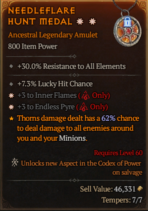 MMOJUGG Diablo 4 NEEDLEFLARE HUNT MEDAL#1183643 Buying Page Display