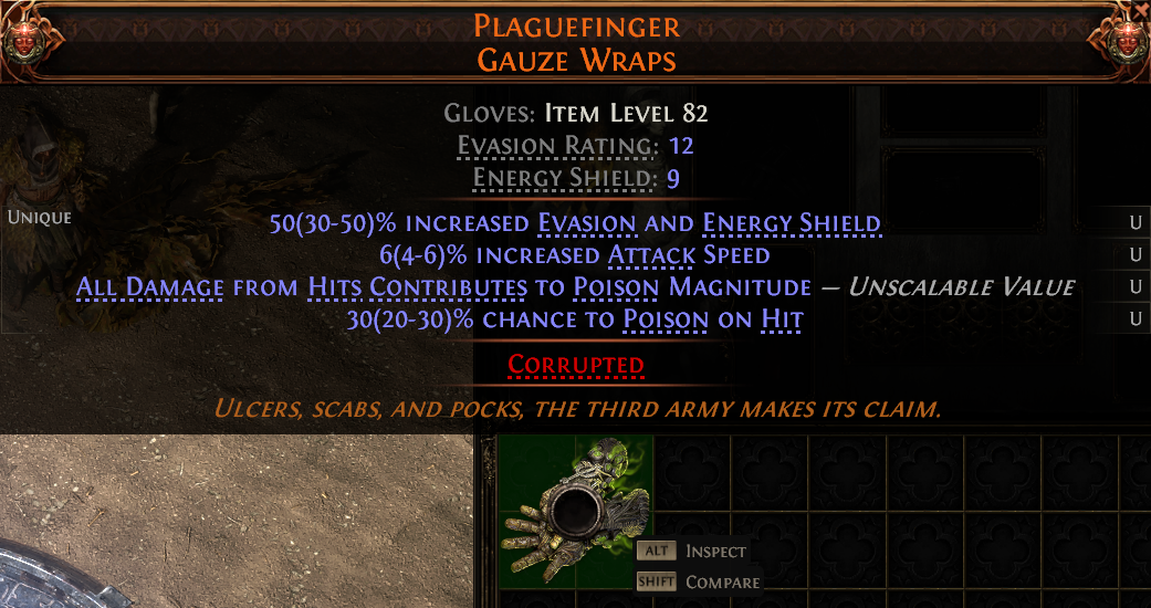 Path of Exile 2 PLAGUEFINGER GAUZE WRAPS#1226238 Details MMOJUGG Path of Exile 2 PLAGUEFINGER GAUZE WRAPS#1226238 Details View of Item Function and Use