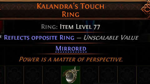 MMOJUGG Path of Exile 2 KALANDRA'S TOUCH RING#1227748 Details View of Item Function and Use