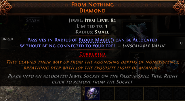 MMOJUGG Path of Exile 2 FROM NOTHING DIAMOND#1239261 Details View of Item Function and Use