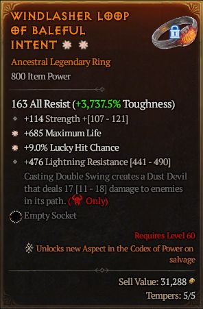 Diablo 4 WINDLASHER LOOP OF BALEFUL INTENT#1283568 Details MMOJUGG Diablo 4 WINDLASHER LOOP OF BALEFUL INTENT#1283568 Details View of Item Function and Use