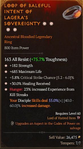 Diablo 4 LOOP OF BALEFUL INTENT OF LAGERA'S SOVEREIGNTY#1292605 Details MMOJUGG Diablo 4 LOOP OF BALEFUL INTENT OF LAGERA'S SOVEREIGNTY#1292605 Details View of Item Function and Use