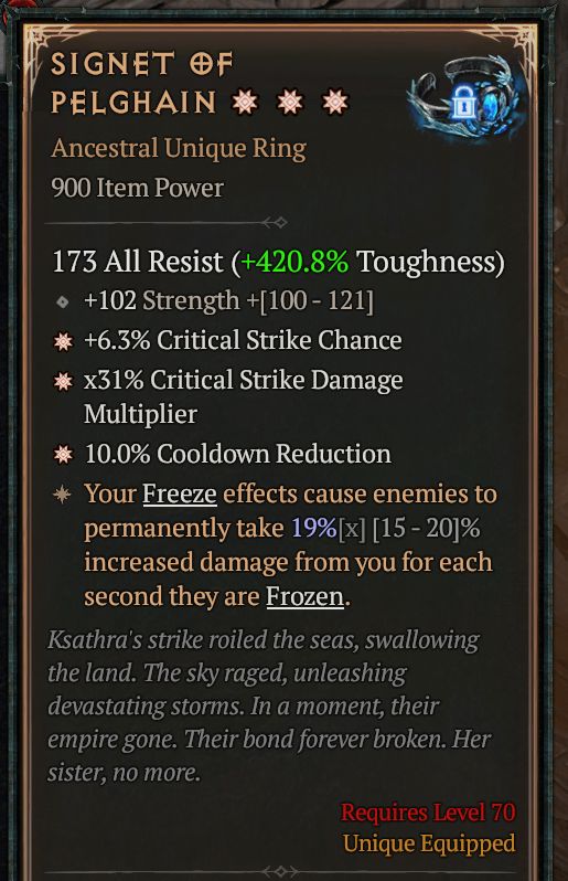 Diablo 4 SIGNET OF PELGHAIN#1427856 Details MMOJUGG Diablo 4 SIGNET OF PELGHAIN#1427856 Details View of Item Function and Use