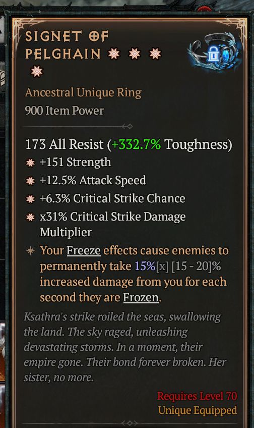 Diablo 4 SIGNET OF PELGHAIN#1430963 Details MMOJUGG Diablo 4 SIGNET OF PELGHAIN#1430963 Details View of Item Function and Use