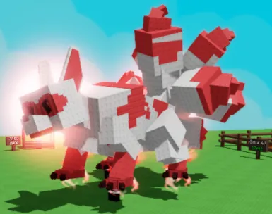 MMOJUGG Grow A Garden Mega Kitsune Details View of Item Function and Use