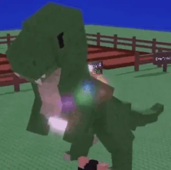 MMOJUGG Grow A Garden Rainbow T-Rex Details View of Item Function and Use