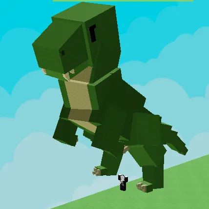 MMOJUGG Grow A Garden Mega T-Rex Details View of Item Function and Use