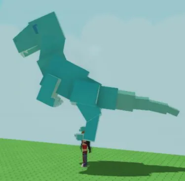 MMOJUGG Grow A Garden Shiny T-Rex Details View of Item Function and Use