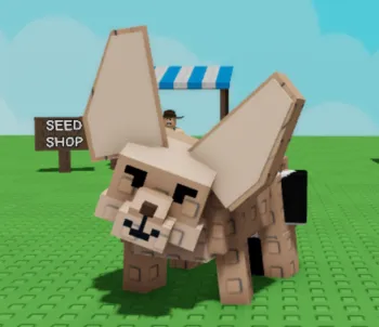 MMOJUGG Grow A Garden Mega Fennec Fox Details View of Item Function and Use