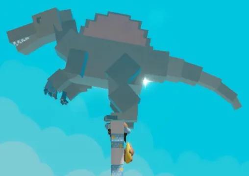 MMOJUGG Grow A Garden Shiny Spinosaurus Details View of Item Function and Use