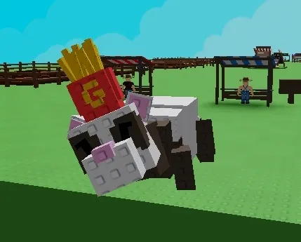 MMOJUGG Grow A Garden Mega French Fry Ferret Details View of Item Function and Use