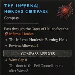 MMOJUGG Diablo 4 [Carry Run] World T4-(Wave Cap 8) Compass Buying Page Display