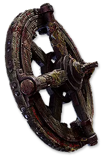 MMOJUGG Path of Exile 2 Arvil's Wheel Hardwood Targe Buying Page Display