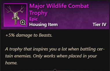 MMOJUGG New World Aeternum Major Wildlife Combat Trophy Buying Page Display