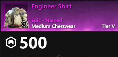 MMOJUGG New World Aeternum Engineer Shirt Buying Page Display
