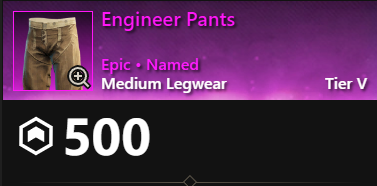 MMOJUGG New World Aeternum Engineer Pants Buying Page Display