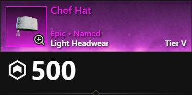 MMOJUGG New World Aeternum Chef Hat Buying Page Display