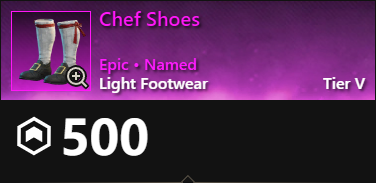 MMOJUGG New World Aeternum Chef Shoes Buying Page Display