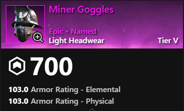 MMOJUGG New World Aeternum Miner Goggles Buying Page Display