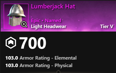 MMOJUGG New World Aeternum Lumberjack Hat Buying Page Display