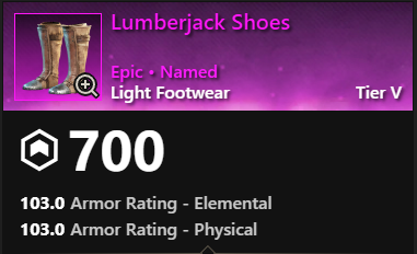 MMOJUGG New World Aeternum Lumberjack Shoes Buying Page Display