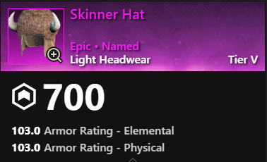 MMOJUGG New World Aeternum  Skinner Hat Buying Page Display