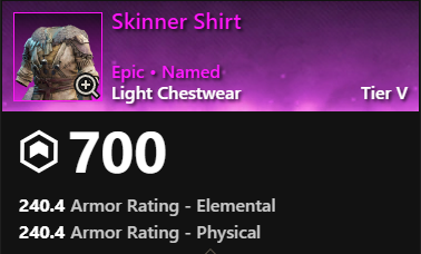 MMOJUGG New World Aeternum Skinner Shirt Buying Page Display