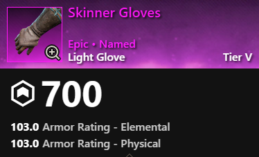 MMOJUGG New World Aeternum Skinner Gloves Buying Page Display
