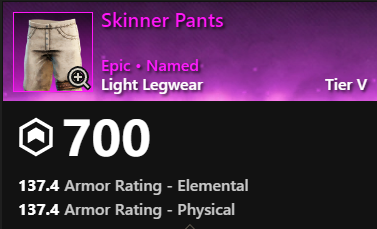 MMOJUGG New World Aeternum Skinner Pants Buying Page Display