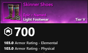 MMOJUGG New World Aeternum Skinner Shoes Buying Page Display